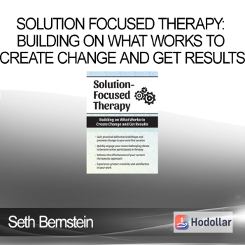 Seth Bernstein – Solution Focused Therapy: Building on What Works to Create Change and Get Results
